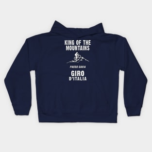 PASSO GAVIA King of the mountains Giro d`Italia For The Cycling Fans Kids Hoodie